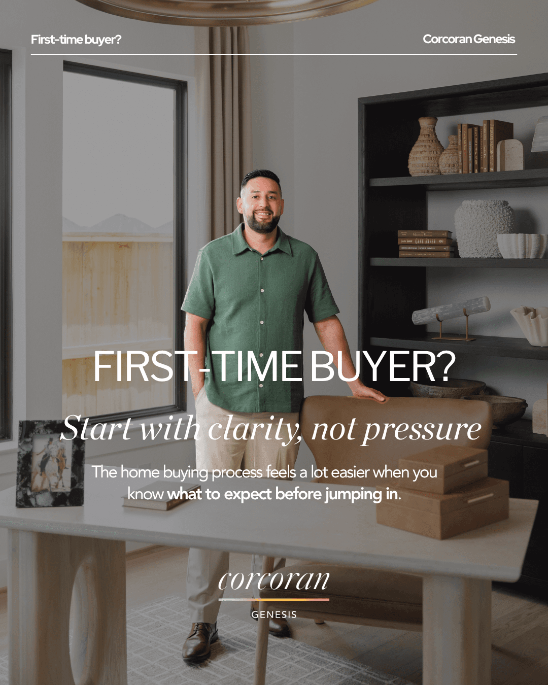 First-time buyer educational graphic for Corcoran Genesis